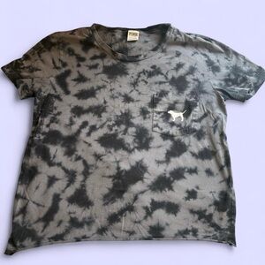 Victoria’s Secret Pink Tie Dye Cropped Tee